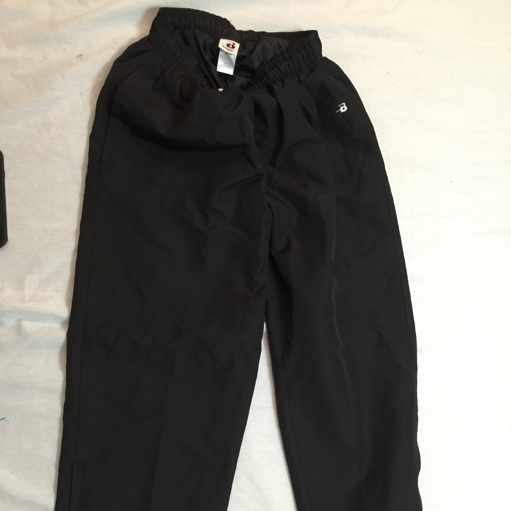 Badger Sport Mens Athletic Pants Size S Black